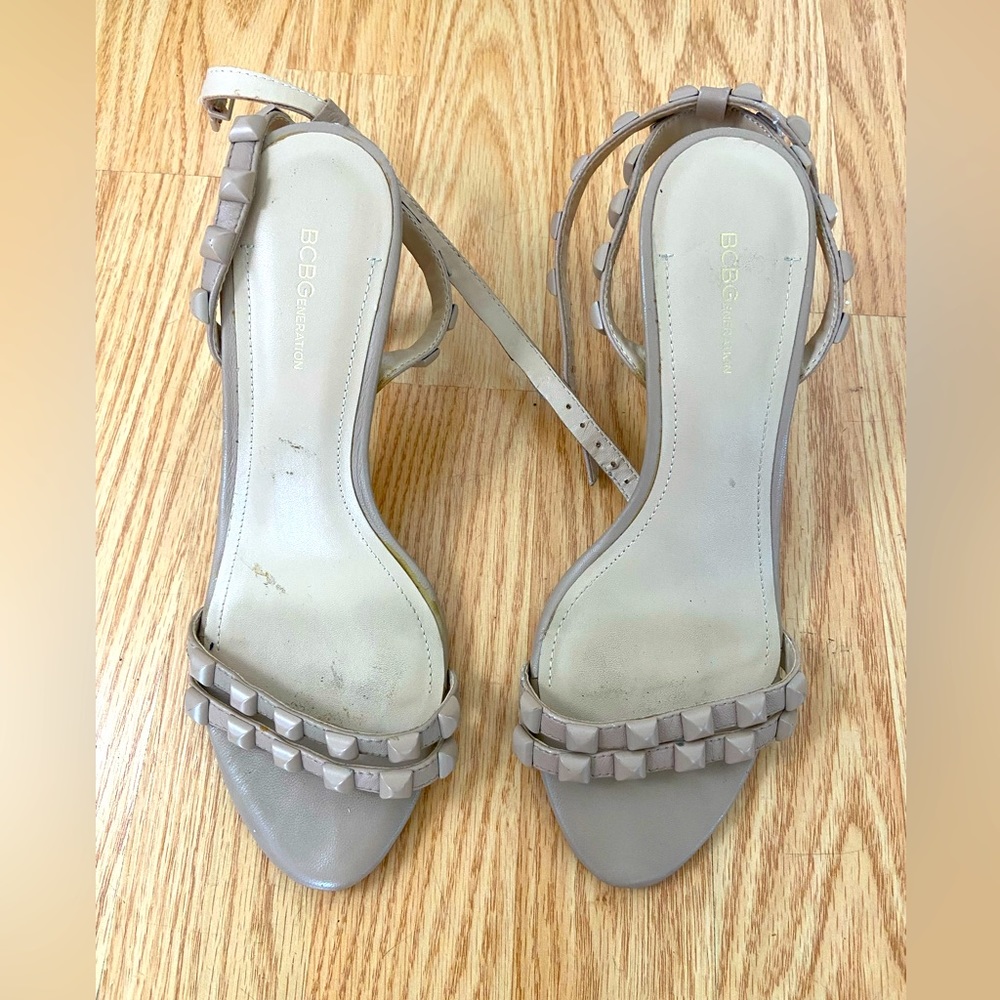 BCBGENERATION tan sandals, size 7.5 M